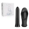 Bullet Vibrator, Thrusting Vibrator Wand, G Spot Vibrator for Women, Sex Toys for Women, Adult Toys with 10 Vibration Modes, Black