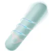 Thrusting Vibrator Wand, Mini Bullet Vibrator, G Spot Vibrator for Women, Adult Toys with 10 Vibration Modes, Green