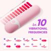 Thrusting Vibrator Wand, Mini Bullet Vibrator, G Spot Vibrator for Women, Adult Toys with 10 Vibration Modes