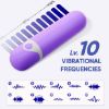 Thrusting Vibrator Wand, Mini Bullet Vibrator, G Spot Vibrator for Women, Adult Toys with 10 Vibration Modes, Purple