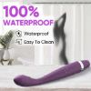 Thrusting Vibrator Wand, Bullet Vibrator, G Spot Vibrator for Women, Sex Toys for Women, Adult Toys with 10 Vibration Modes, Purple