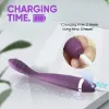 Thrusting Vibrator Wand, Bullet Vibrator, G Spot Vibrator for Women, Sex Toys for Women, Adult Toys with 10 Vibration Modes, Purple