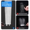 GINIHOMER 5 Settings High Pressure Shower Head with Shower Cap, Rain Shower Head with Handheld, Water Saving, Anti-Leak, and Adjustable