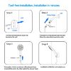 GINIHOMER 5 Settings High Pressure Shower Head with Shower Cap, Rain Shower Head with Handheld, Water Saving, Anti-Leak, and Adjustable