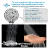 Shower Heads 5 Setting with Handheld Sprayer & Long Hose High Pressure Rain, Easy Tool Free Installation, Perfect Adjustable Shower Heads for Your Bathroom